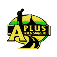 A Plus Seal & Stripe Logo