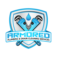 Armored Plumbing and Drain Cleaning Logo