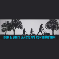 Dom & Son's Landscape Construction Logo