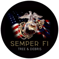 Semper Fi Tree and Debris Logo