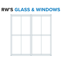 RW's Glass & Windows Logo