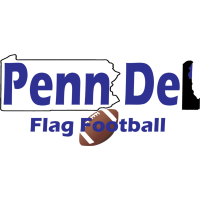 Penn Del Flag Football Logo