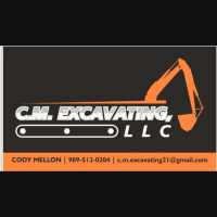 C.M. Excavating Logo