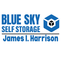 Blue Sky Self Storage - James I. Harrison Logo