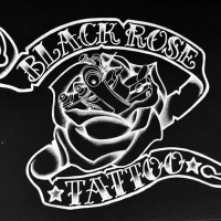 Black Rose Tattoo Logo