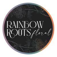 Rainbow Roots Floral Co Logo