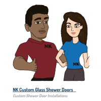 NK Custom Shower Doors Logo