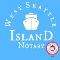 West Seattle Island Notary Logo