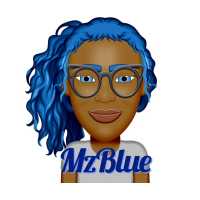 Mz blue in home comfort services Logo