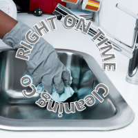 Right On Time Cleaning Service Logo