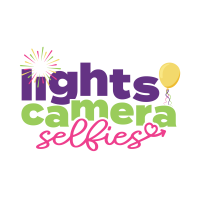 Lights Camera Selfies Balloon Studio Logo