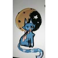 The Blue Cat Bakery Logo