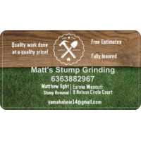Matt's Stump Grinding Logo
