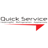 Quick Service HVAC heating & air conditioning Logo