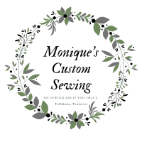 Monique's Custom Sewing Logo