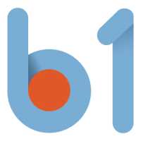 b1BANK- Permanently closed Logo