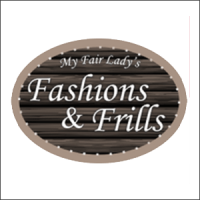 My Fair Lady's Fashions & Frills Logo