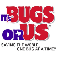 It's Bugs Or Us Pest Control Logo