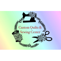 Custom Quilts & Sewing Center Logo