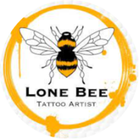 Love Bee Tattoo Logo