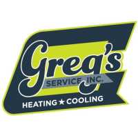 Greg's Service Inc. Heating & Cooling Logo