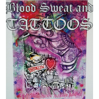 BLOOD SWEAT AND TATTOOS Logo