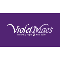 Violet Mae's Naturally Right Best Loc’s Hair Salon Logo