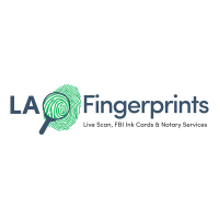 Fingerprint - Live Scan & LA Fingerprints, Inc. Logo