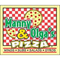 Manny & Olga's Pizza Logo