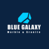 Blue Galaxy Marble & Granite Logo