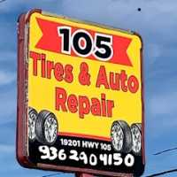 105 Tires and Auto Repair/Road Service Logo