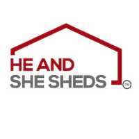 He and She Sheds Logo