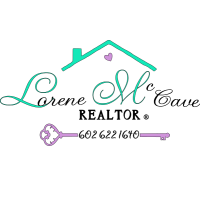 Lorene McCave with the McCave Team Logo