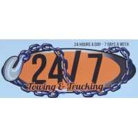 24/7 Towing and Repair Shop Logo
