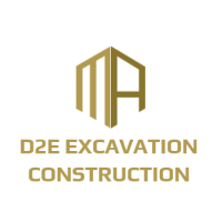 D2E Excavation Construction Logo