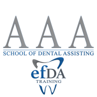 AAA School of Dental Assisting - Expanded Functions Dental Assistant Logo