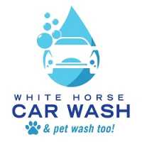 White Horse Car Wash & Pet Wash Logo