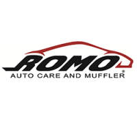 Romo Auto Care And Muffler Logo