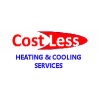 Cost less heating & cooling Inc Logo