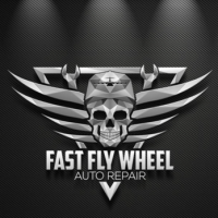 fast fly wheel Logo