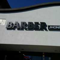 Johnny's Barber Shop #2 Logo