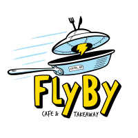 FlyBy Cafe & Takeaway Logo