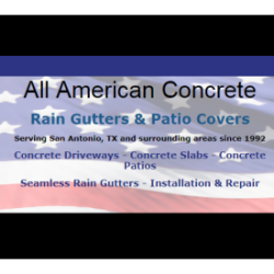 All American Concrete Rain Gutters And Patios