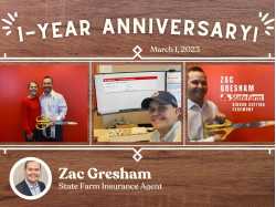 Zac Gresham - State Farm Insurance Agent