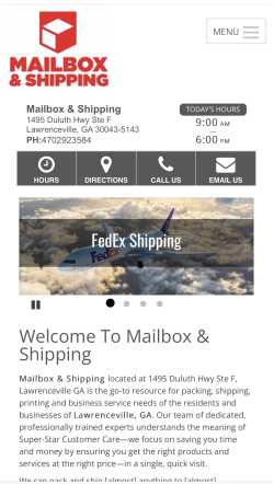 Mailbox & Shipping
